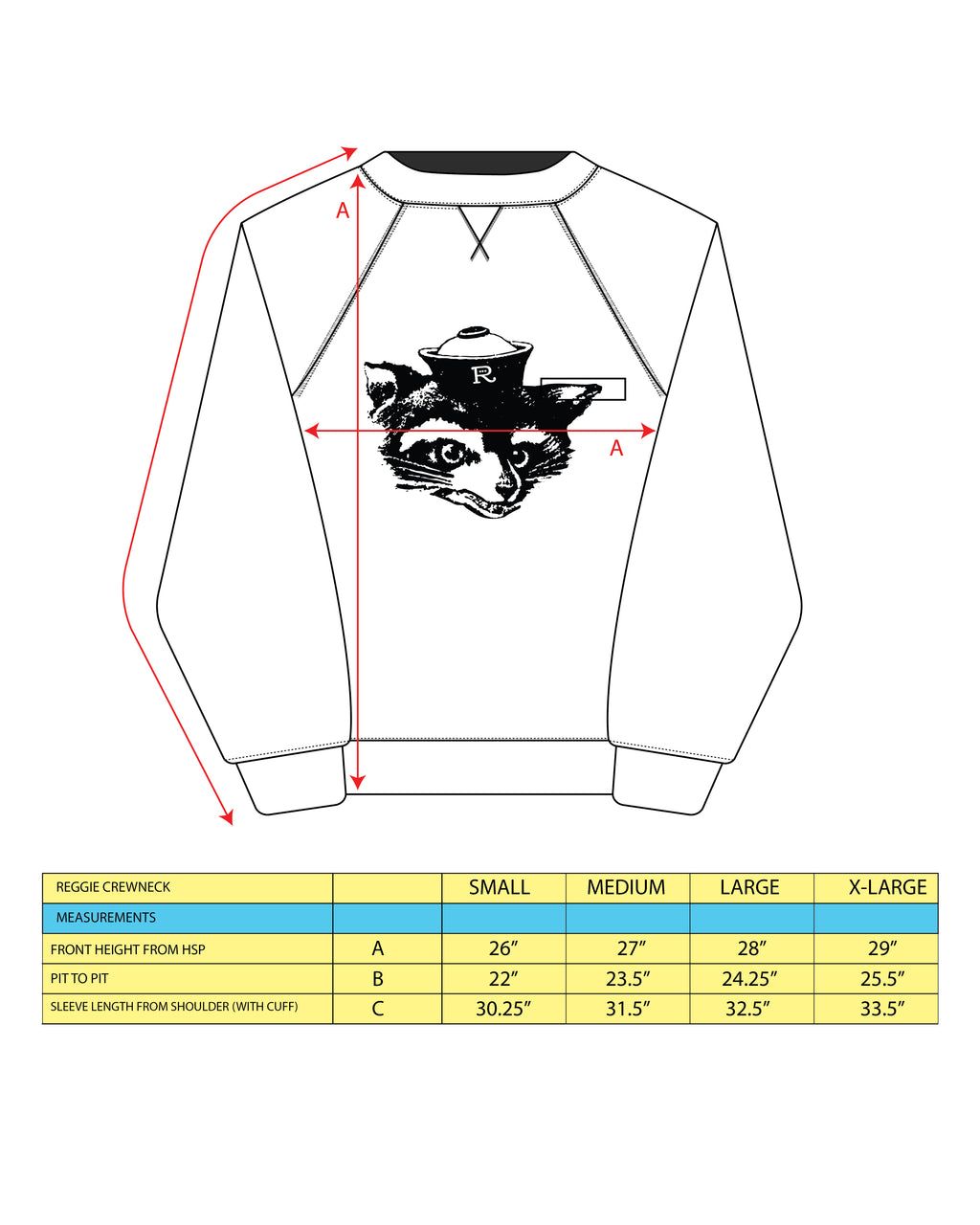 REGGIE CREWNECK