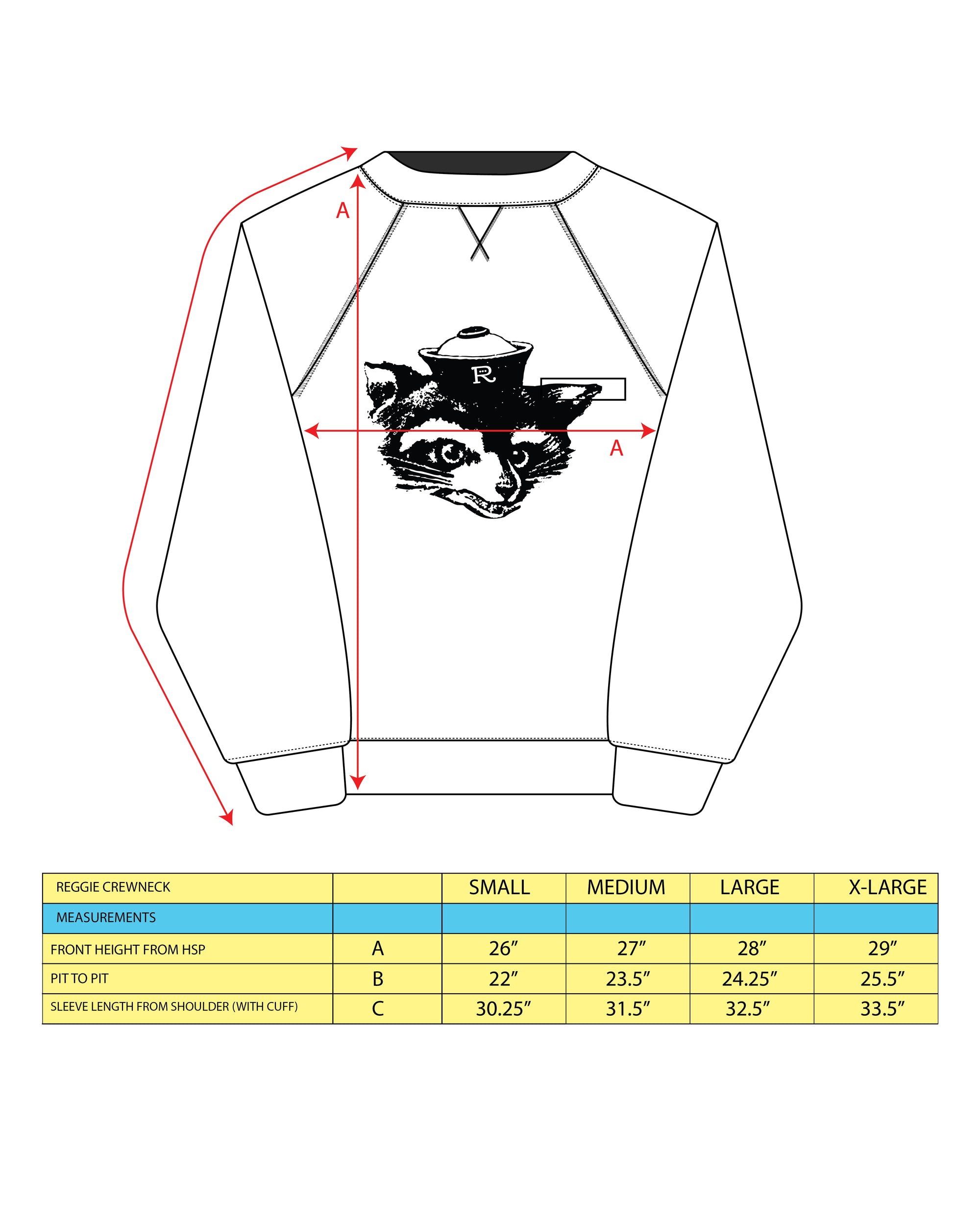 REGGIE CREWNECK